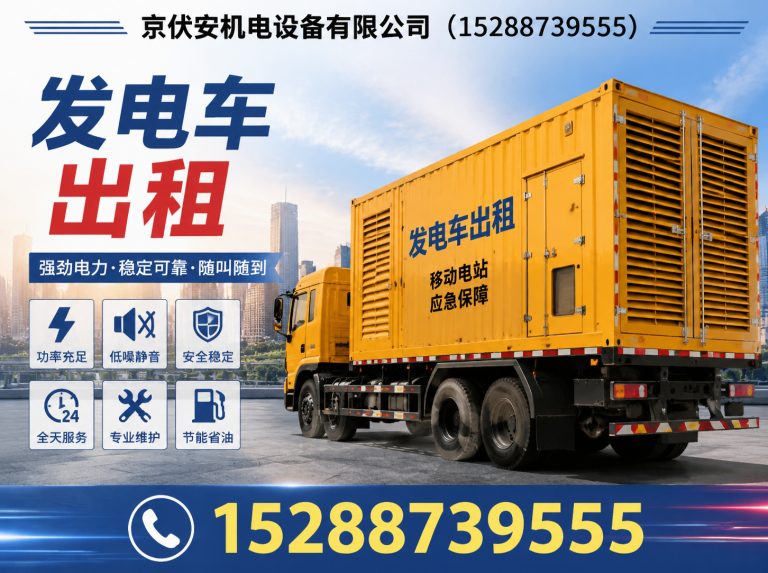揭阳发电车出租展示图