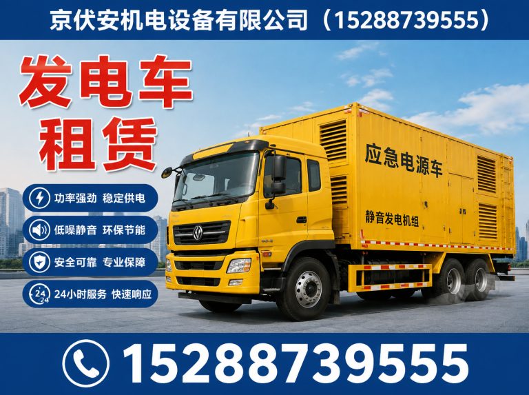 揭阳应急发电机出租展示图